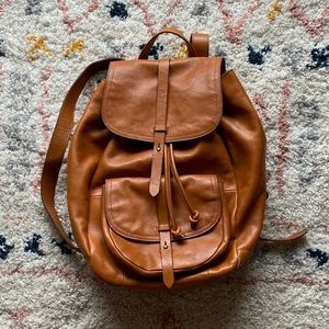 Madewell leather backpack